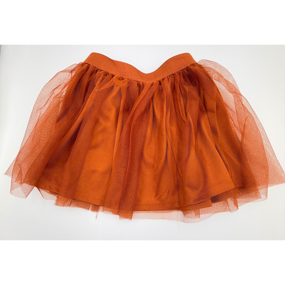 Disney Junior Minnie Mouse Girls Burnt Orange Tulle Tutu Skirt 3T FL236163MI